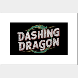 Dashing Dragon - Door Dasher Delivery Driver Posters and Art